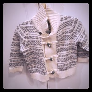 Janie and Jack Fairisle two piece sweater set